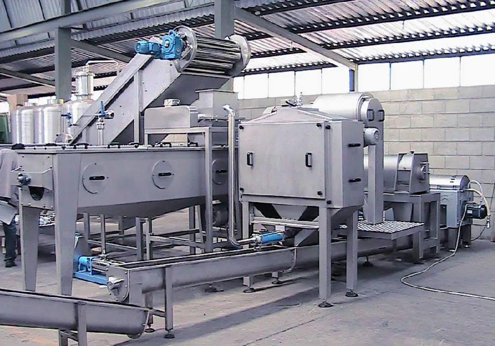 Thiết bị tách dịch nước ép trái xoài