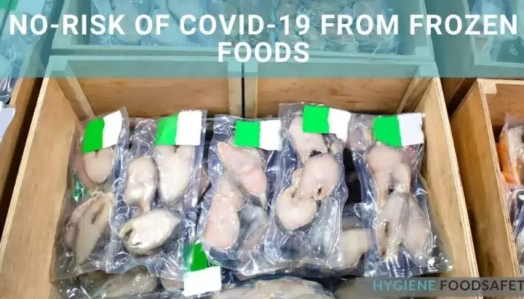 Không Có Nguy Cơ COVID-19 Từ Thực Phẩm Đông Lạnh